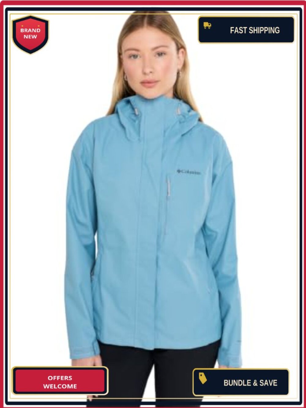 Waterproof Rain Jacket with Hood | Women's Fall Outerwear
